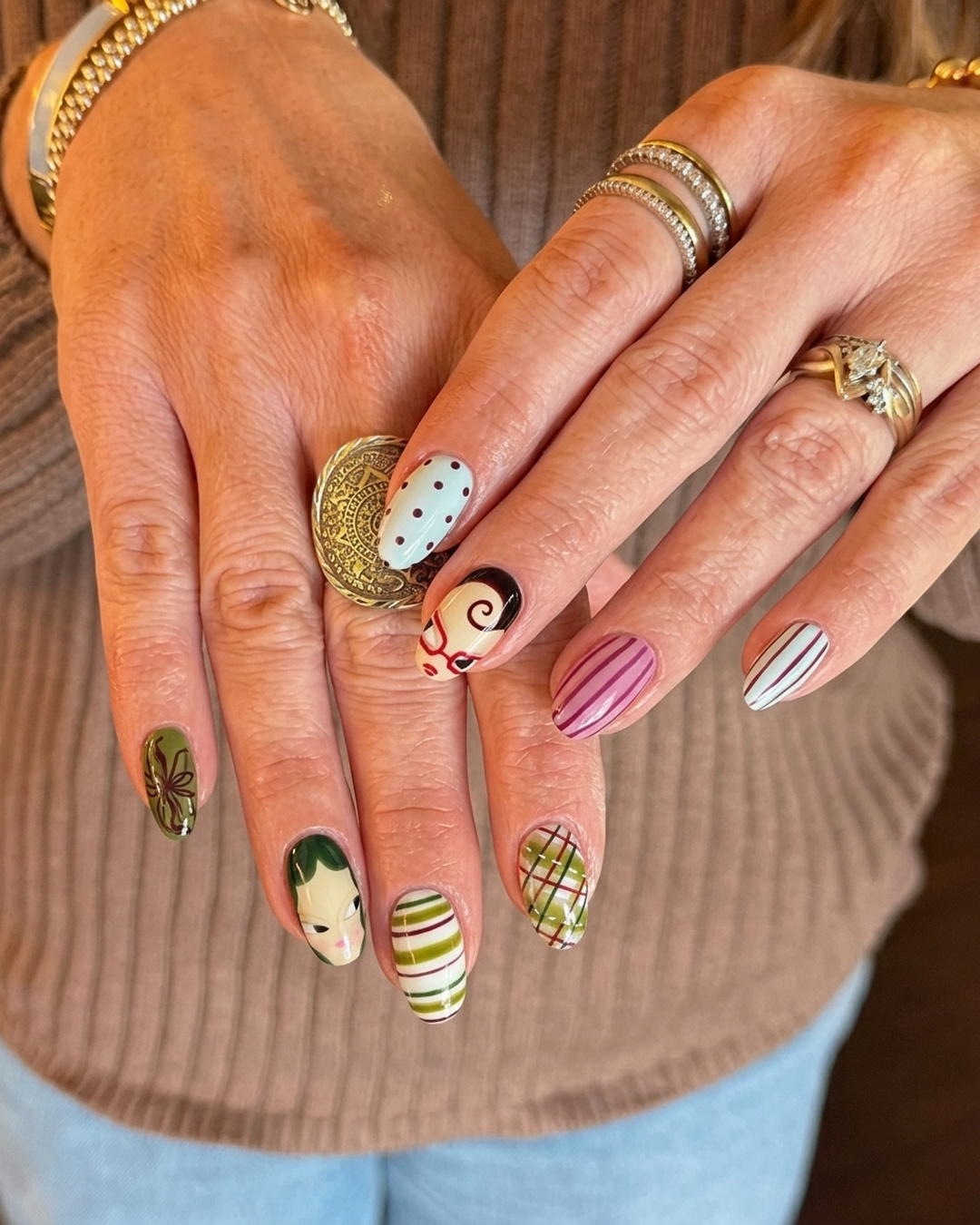 Nail art design 8 at ProfessioNail South Common Edmonton