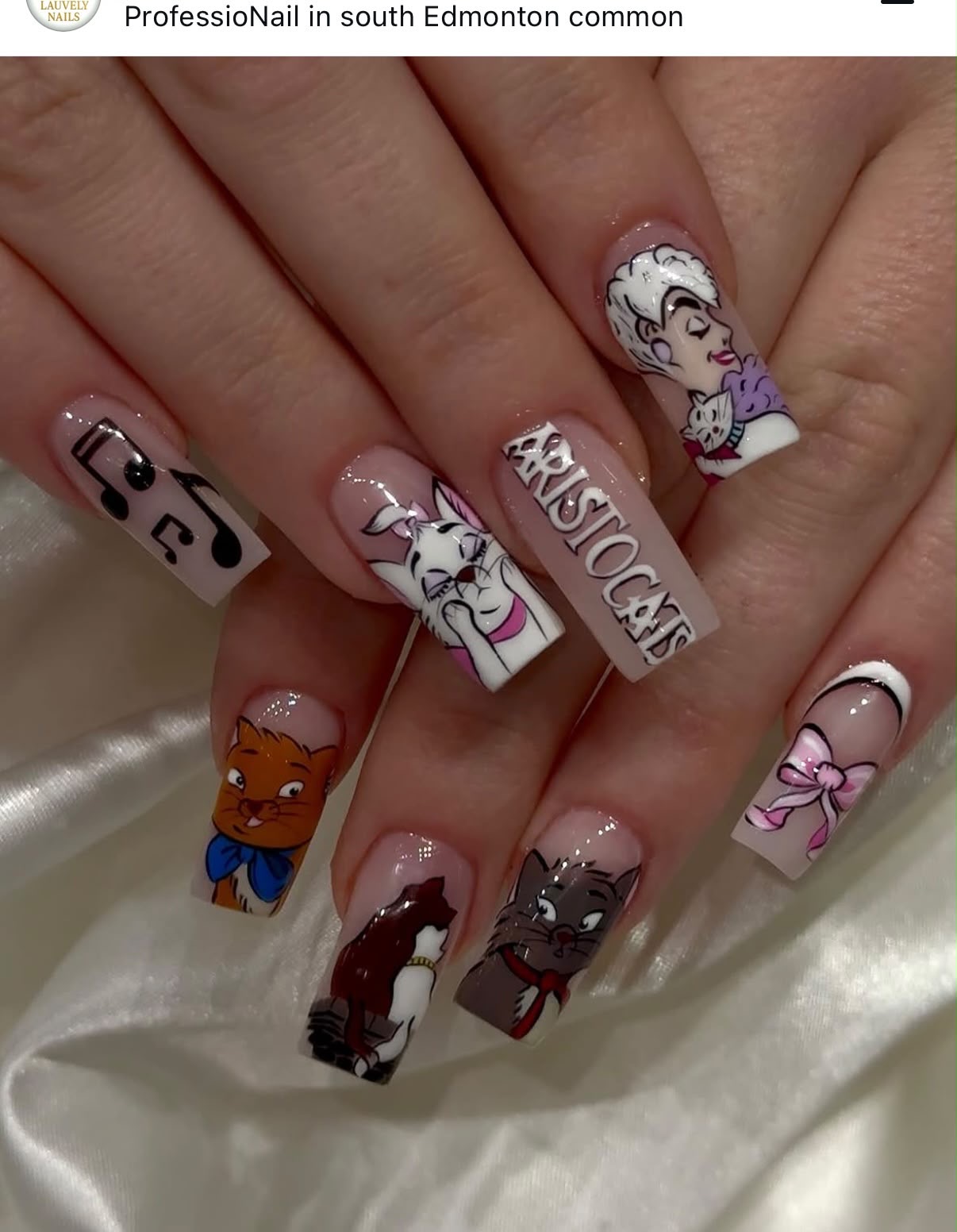 Nail art design 12 at ProfessioNail South Common Edmonton